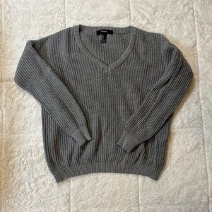 Gray sweater